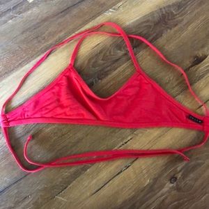 Tie Back Red Jolyn Top